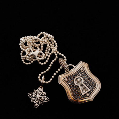 THOMAS SABO. Collier, Sterlingsilver, Cubic zirkoner, Markasiter. på auktion hos Garpenhus Auktioner