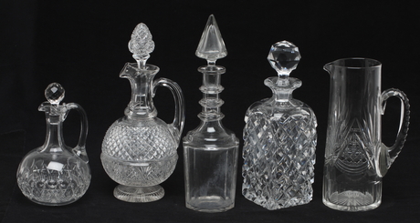 KARAFFER, glas, 1900-tal.