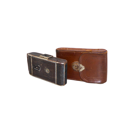 KLAPPKAMERA, VOIGTLÄNDER BESSA 6X9, „GERMANY“, CA. 1930, MED LÄDERVÄSKA.