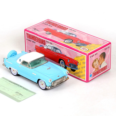 MODEL CARS, 2 pcs, metal/resin, Ford Thunderbird, Brooklin Models