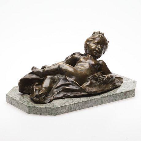 SAEGUSA SOTARO. Bronze sculpture, sheep, Japan. Asiatica - Auctionet