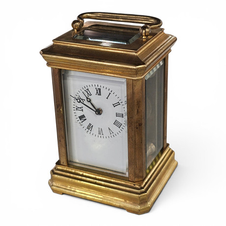 MATTHEW NORMAN. Tischuhr/Reiseuhr, Messing, Modell '' 1751