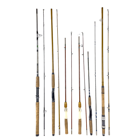 FISHING ROD, 2 pcs ABU, Diplomat 662 zoom and Striper 132S