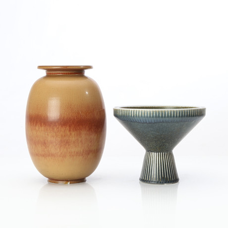 A Collection CERAMK, 2 parts, Rörstrand, Gunnar Nylund and Carl