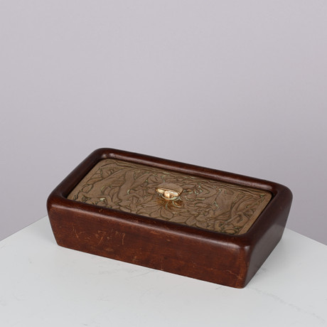 lemaire cigarette case Rare Cigarette Rolling Machine in Original Case. France, Late 19th Century again by hand Lemaire Leather Card Case in