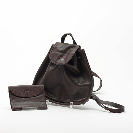 LONGCHAMP, väska och plånbok.