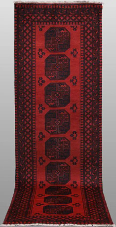 ORIENTMATTA. Afghan fine gallerimodell, 285 x 80 cm.