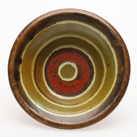DAVID MARSHALL. Large oval center with a two-tone bronze design