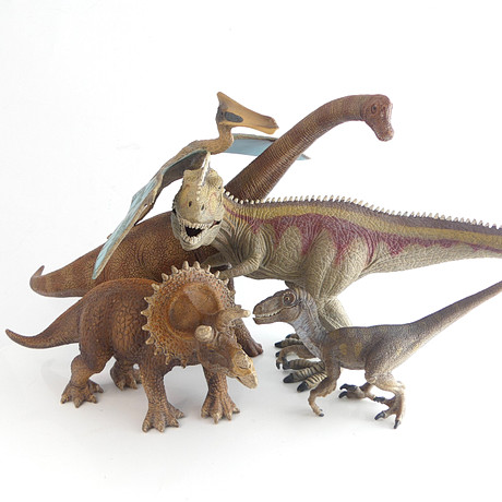 LEKSAKSDJUR, Schleich, dinosaurier. på auktion hos Lysekils Auktionsbyrå