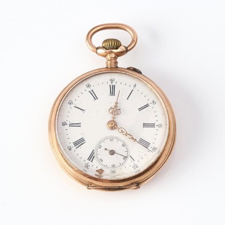 WOMEN'S POCKET WATCH, with necklace, metal, Ritma, 1900s. Clocks