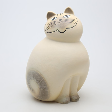 LISA LARSON. FIGURIN, stengods, katt, "Mia Maxi", Gustavsberg, K-studion.