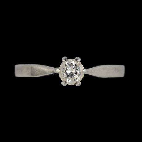 RING, 18k vitguld med diamant, 0,25 ct.