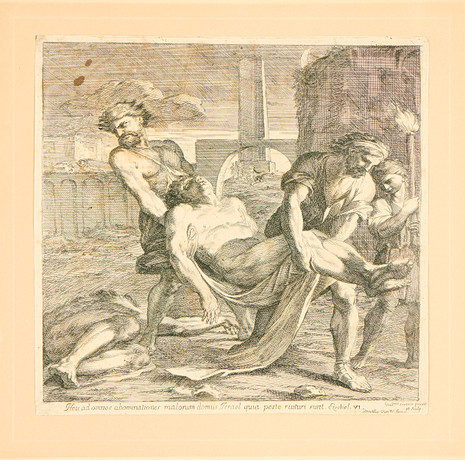 GUILLERMO CORTESE (1628-1679). "Die Pest". på auktion hos Uppsala Auktionskammare