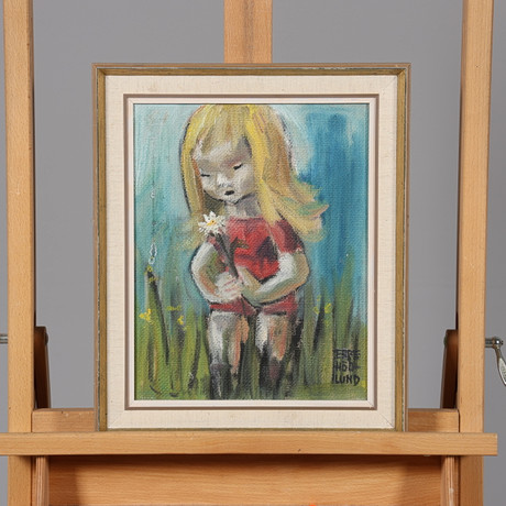 JON WIDE. OIL ON CANVAS, signed. Art - Paintings - Auctionet