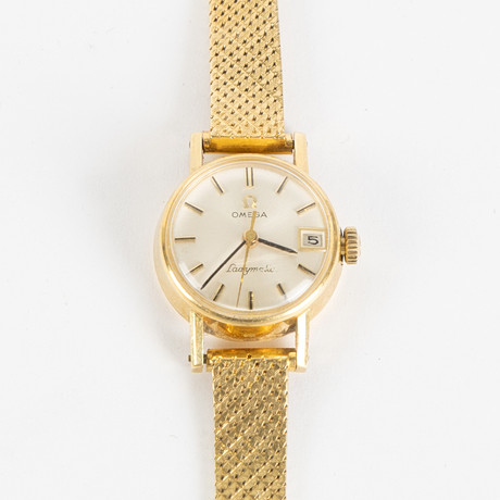 OMEGA, Geneve Ladymatic, automatic, cal. 455, 18K gold case, 1950s