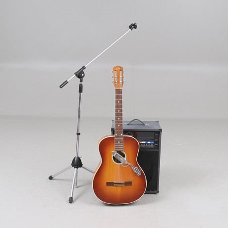 GUITAR, semi-acoustic, Cort EVL A6 BKS. Collectables - Musical