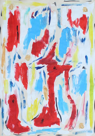 Okänd konstnär, akvatint / tuschteckning, papper, 75,5 x 53,5 cm, oramad.