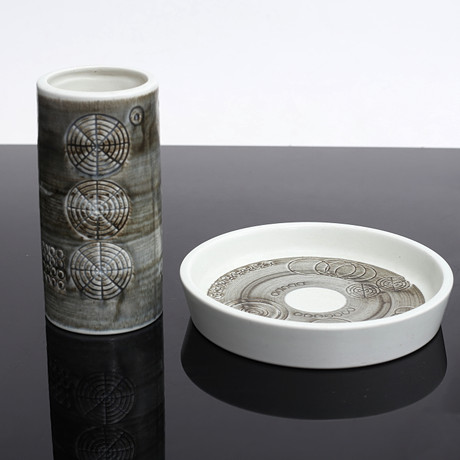 OLLE ALBERIUS. A vase, Rörstrand, Sarek. Ceramics & Porcelain