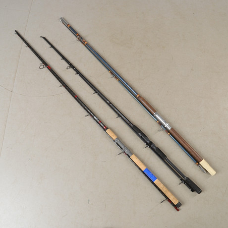 50's fishing pole Fiblink Saltwater Rod 1 Piece Trolling Rod Deep Drop Sea Rolle  fiblink Custom made reel seats with high grade graphite/nylon construction and stainless steel hoods cushioned hoods FISHING ROD, 1940S/50S. Collectables -