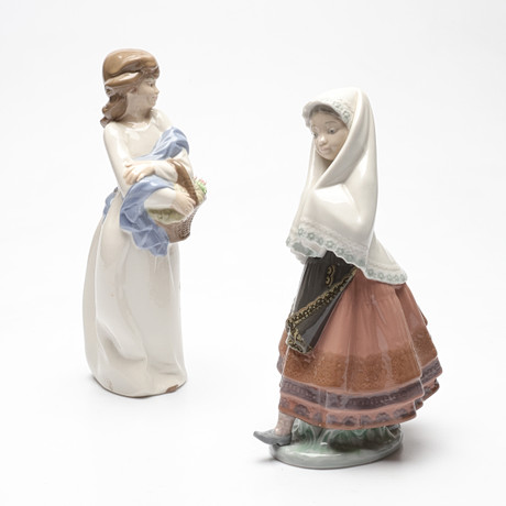 MIQUEL REQUENA. FIGURINE, PORCELAIN, SPAIN, 1900 CENTURY. Ceramics