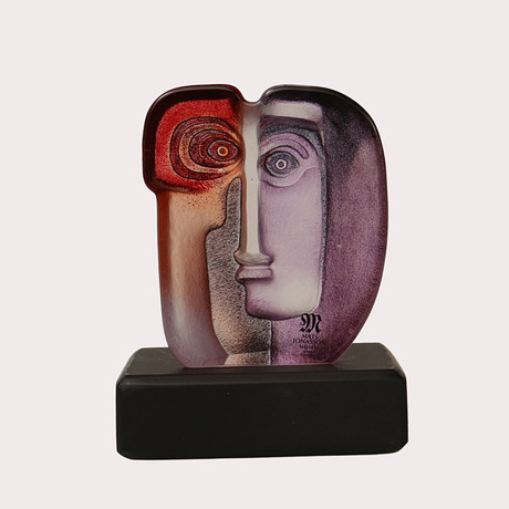 MATS JONASSON. Glass sculpture “Afrodite I” Målerås, signed Mats