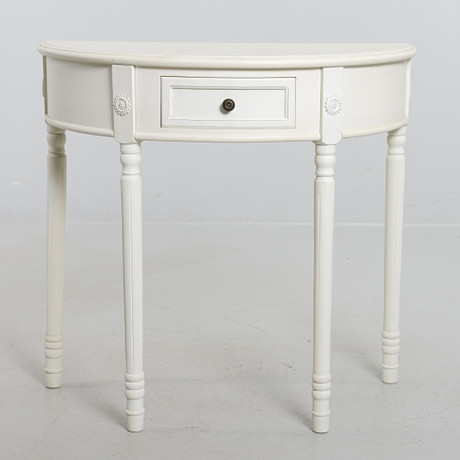 ANNIBALE COLOMBO. Console table with folding plate. Furniture