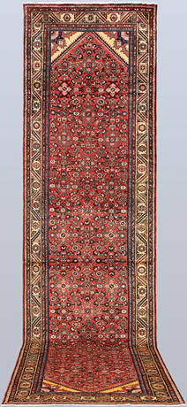 ORIENTMATTA. Hamadan gallerimodell, 453 x 120 cm. på auktion hos Gomér & Andersson Linköping
