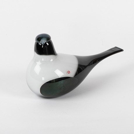OIVA TOIKKA. GLASS BIRD, blue 