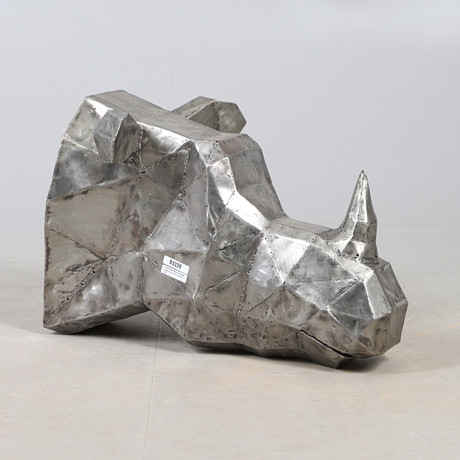 LISA LARSON. Noshörning ur serien Menageri, Gustavsberg, 1966-76