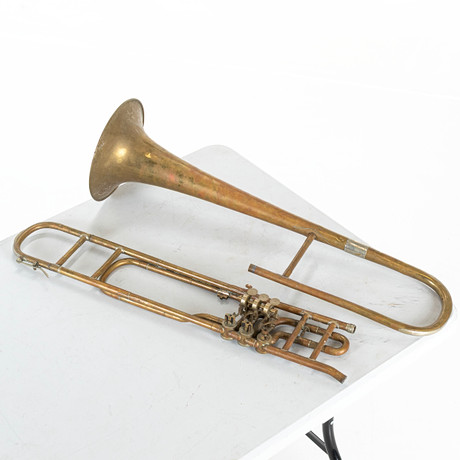 A brass trumpet, “Regent II”, Boosey & Hawkes, England