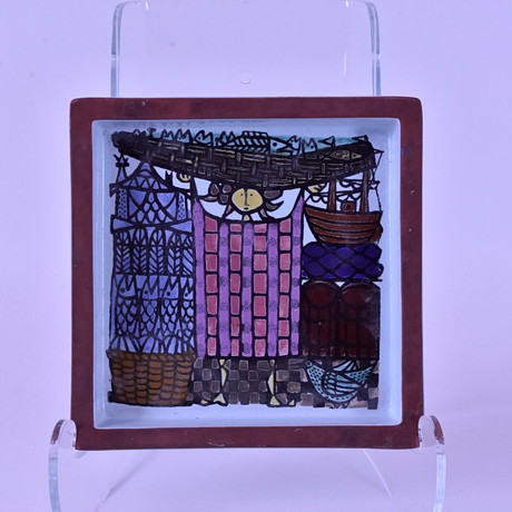 STIG LINDBERG. Ashtray, from the series “Karneval”, Gustavsberg