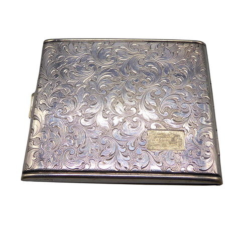 925 silver cigarette case NAPIER 1927 Mechanical Foldable In Solid .925 Sterling  Treasure Fine Jewelry Sterling silver cigarette case -