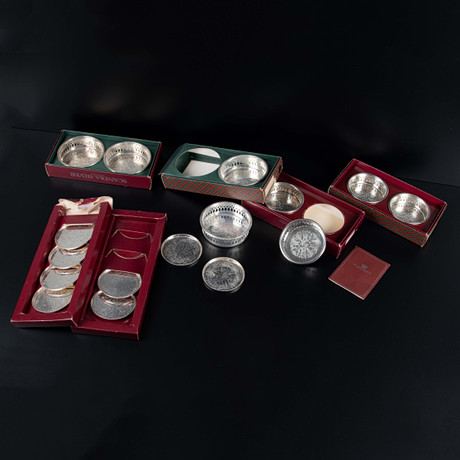 SCANDIA GOLD & SILVER, 4 parts, Scandia Present, i.a. trays