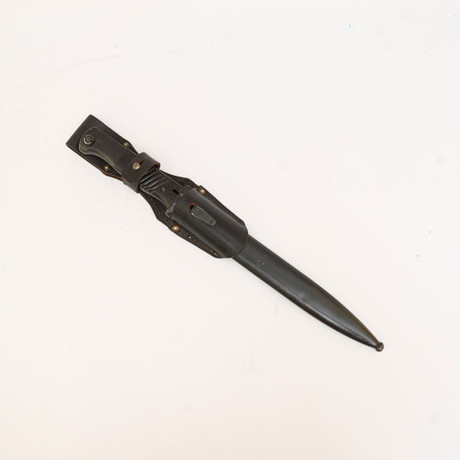 BAJONETT, WW2, K98, Tyskland. Svärtat stål, Stämplad. på auktion hos Falun Auktionsbyrå