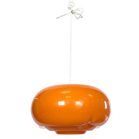 TAKLAMPA. "Löken", Bergboms, plast, 1960-tal. på auktion hos Roslagens Auktionsverk