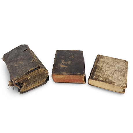 BIBEL, PREDIKOBOK & LEXIKON, 3 st. 1738, 1758 resp. 1760, Stockholm, Skara. på auktion hos Roslagens Auktionsverk