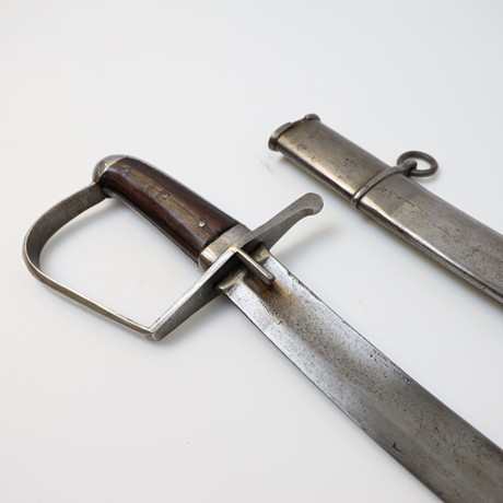 SABEL, svensk, m/1807, för kavalleriet, med stålbalja. Stämplad. på auktion hos Falun Auktionsbyrå