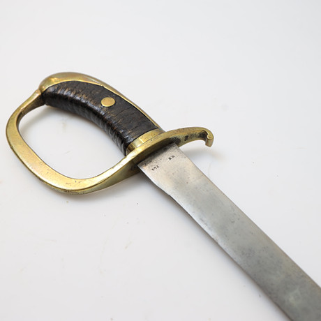 HUGGARE, Sverige, m/1865, för fångvården. Mässing och stål, stämplad 42. på auktion hos Falun Auktionsbyrå