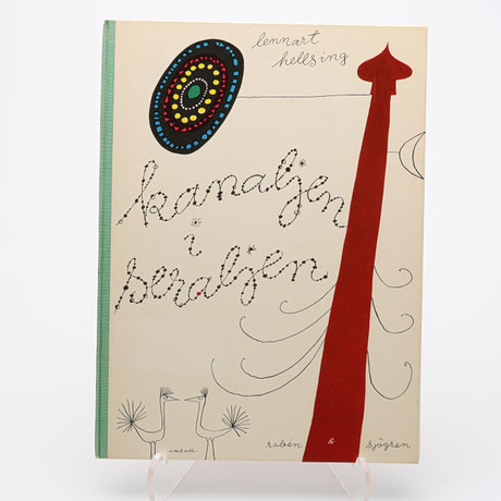 LENNART HELLSINGS FENOMENALT ILLUSTRERADE KANALJEN I SERALJEN I FÖRSTA UPPLAGAN 1956. på auktion hos Crafoord Auktioner Lund