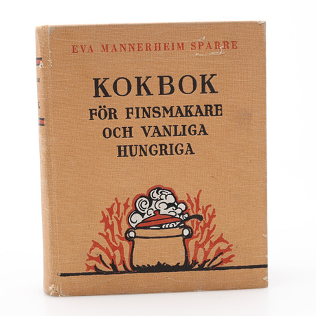 GASTRONOMI.EVA MANNERHEIM SPARRES TREVLIGT BUNDNA KOKBOK FÖR FINSMAKARE OCH VANLIGA HUNGRIGA I FÖRSTA UPPLAGAN på auktion hos Crafoord Auktioner Lund