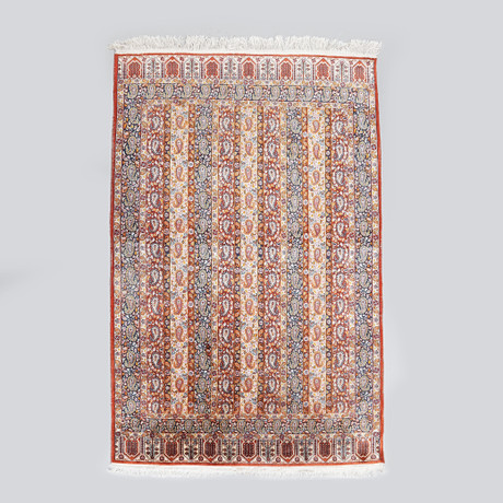 MATTA, Iran, silkesinslag. 210 x 135 cm. på auktion hos Göteborgs Auktionsverk