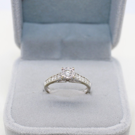 DIAMANT-SOLITÄRRING 0,33 KT.