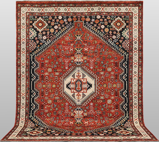 Teppich, Wolle, handgeknüpft, Shiraz, für IKEA, ca. 124 x 160 cm. Teppiche & Textilien - Teppiche