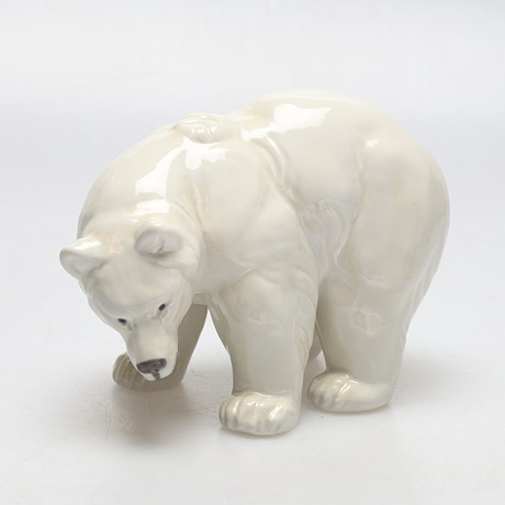 NIELS NIELSEN. FIGURE IN THE FORM OF A POLAR BEAR, ROYAL