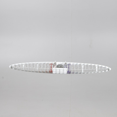 PAOLO RIZZATTO OCH ALBERTO MEDA. Takarmatur, aluminium, Luceplan "Titania", Italien, modellen formgiven 1989. på auktion hos Stockholms Auktionsverk Helsingborg