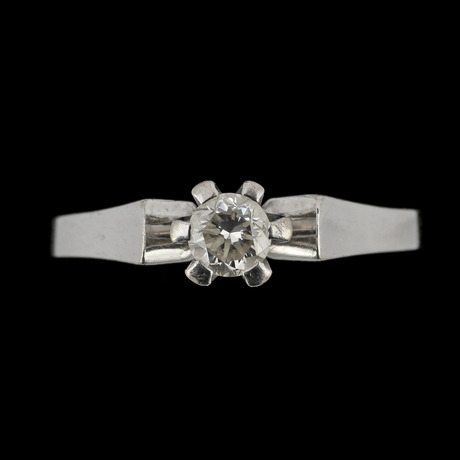 RING, 18k vitguld med diamant, 0,30 ct, 3,3 gram.