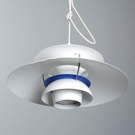 POUL HENNINGSEN. Taklampa, Taklampa, "PH-5", Louis Poulsen, Danmark, 1900-talets senare del.