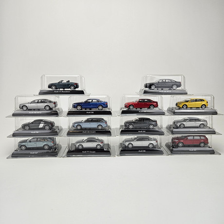 MODELLBILAR, 14 st, Audi.