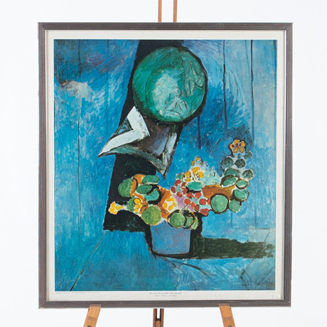 HENRI MATISSE. EFTER. Färgoffset, "Still life with flowers and ceramics".