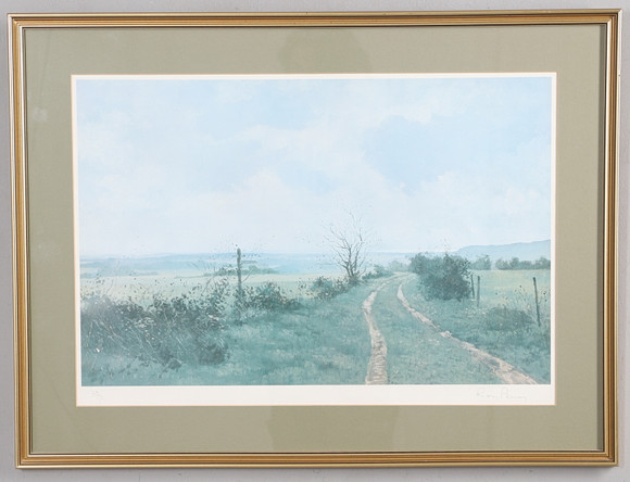 AFTER ROY PERRY (1935-1993). SIGNERAT TRYCK AV LANDSKAP.